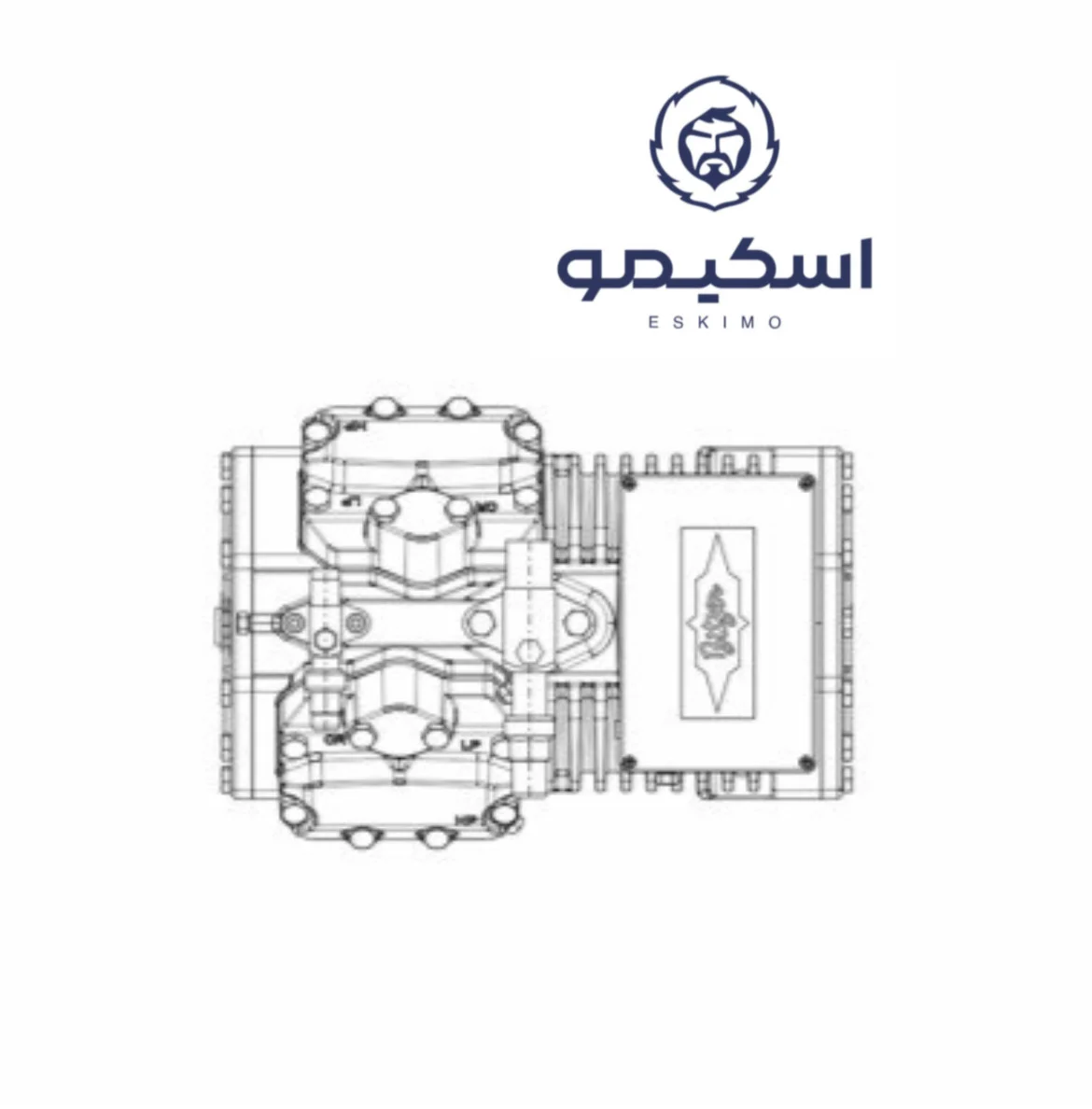 مدل 4FES-5 کمپرسور 5.5 اسب بخار پیستونی بیتزر